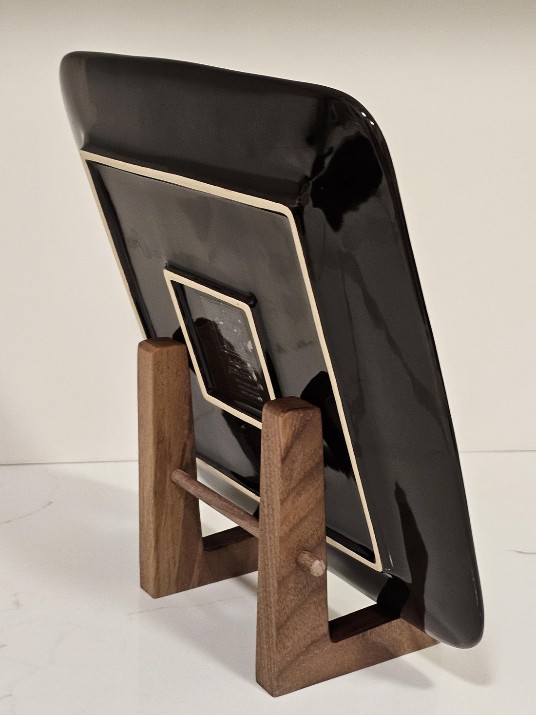 Small Black Walnut Multi-Use Stand,crib boards, Cell Phone, Tablet, smaller Cookbook