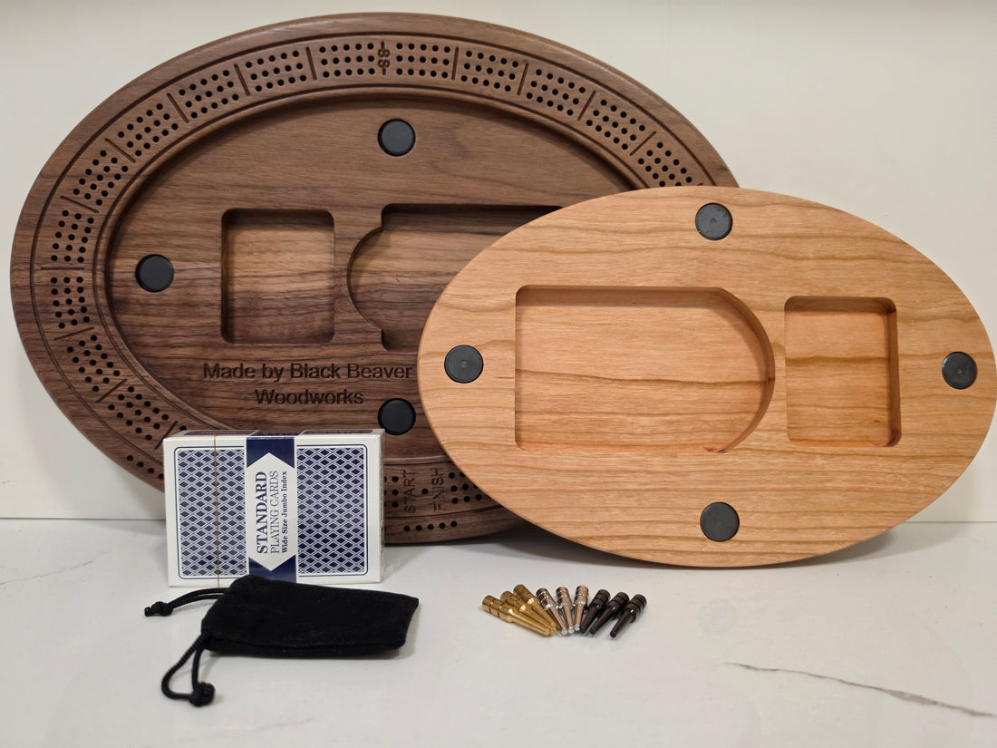 Bald Eagle Cribbage Board