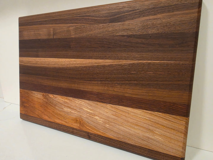 Edge Grain Walnut and Maple Cutting Board
