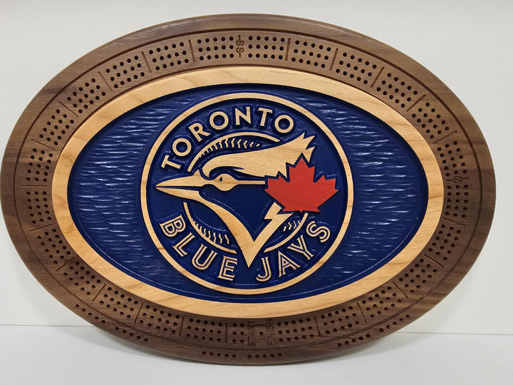 Toronto Blue Jays Cribbage Board