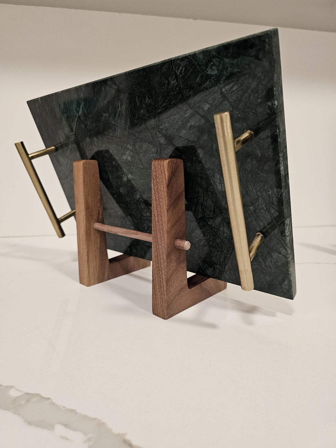 Small Black Walnut Multi-Use Stand,crib boards, Cell Phone, Tablet, smaller Cookbook