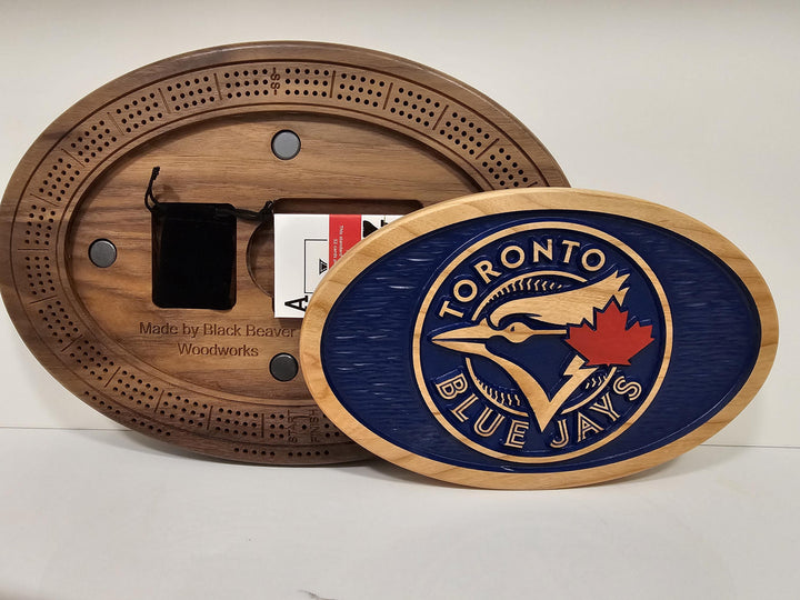 Toronto Blue Jays Cribbage Board
