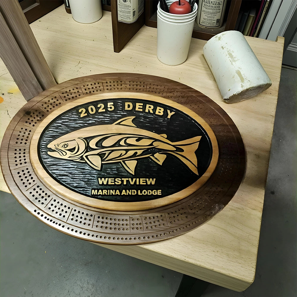 Custom crib board, personalized features, logos, text, or unique details, one-of-a-kind piece that reflects individual style or branding.