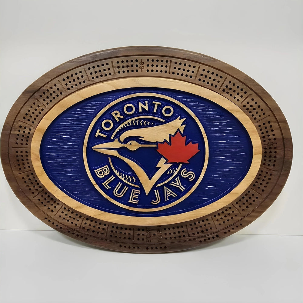 Toronto Blue Jays Cribbage Board