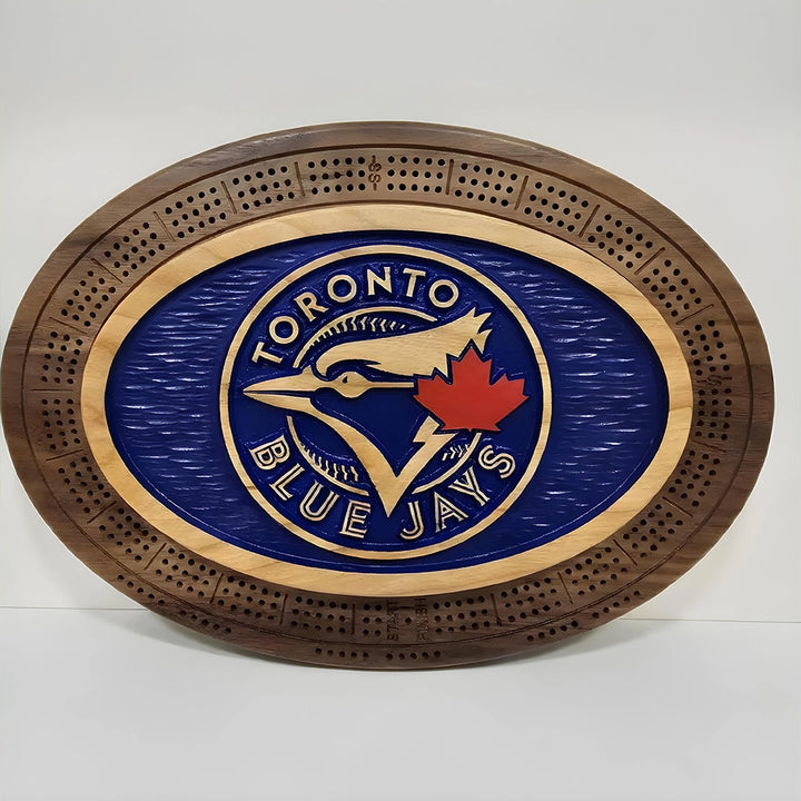 Toronto Blue Jays Cribbage Board