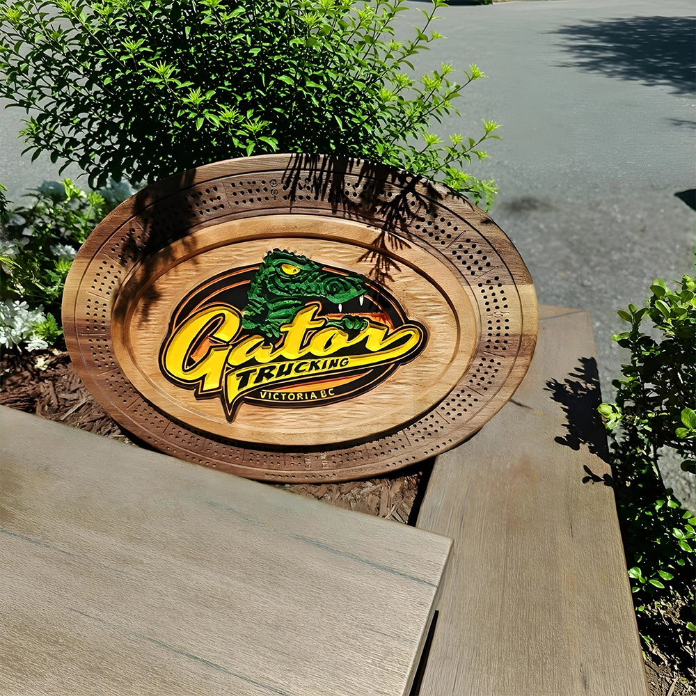 Custom crib board, personalized features, logos, text, or unique details, one-of-a-kind piece that reflects individual style or branding.
