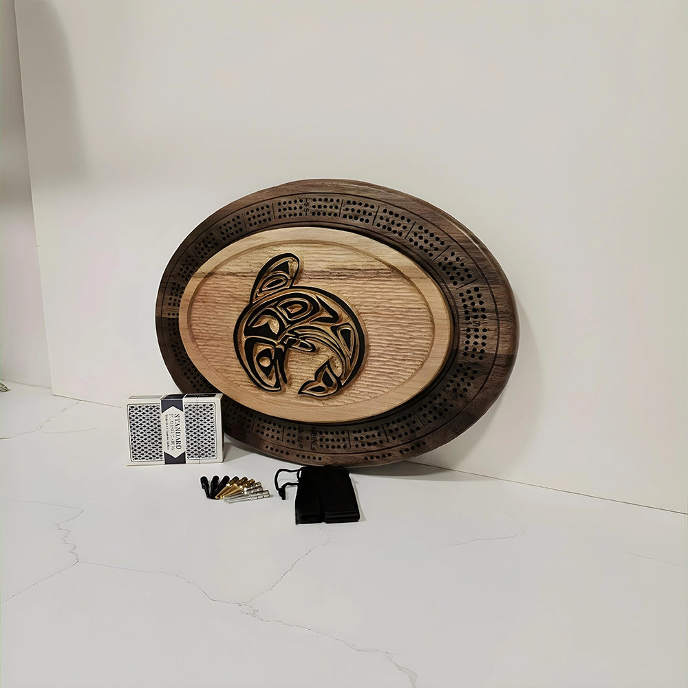 Orca cribbage board
