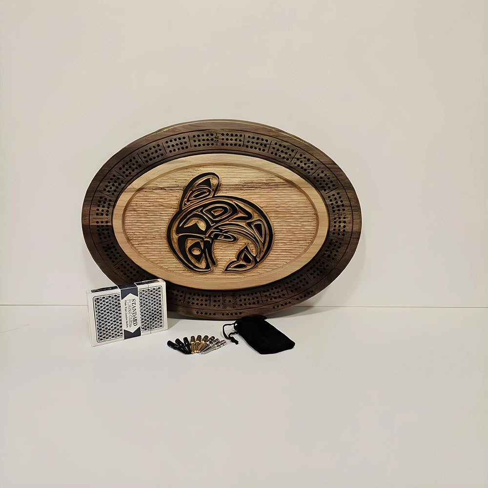 Orca cribbage board