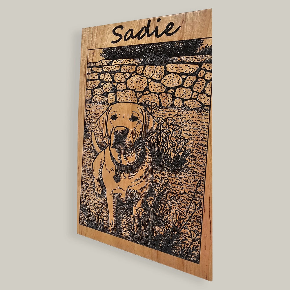 Custom Photo to Wood Art, Personalized Cribbage Board