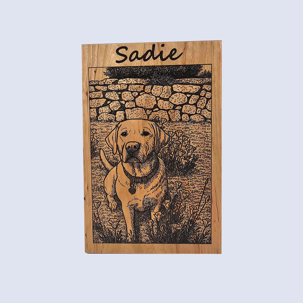 Custom Photo to Wood Art, Personalized Cribbage Board