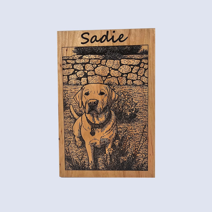 Custom Photo to Wood Art, Personalized Cribbage Board