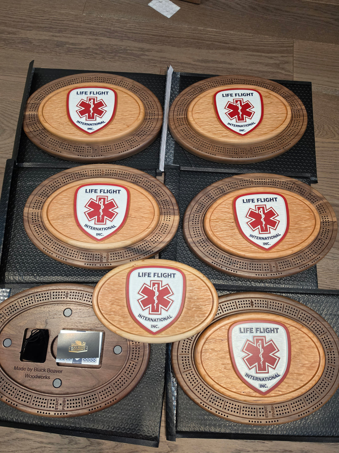Custom crib board, personalized features, logos, text, or unique details, one-of-a-kind piece that reflects individual style or branding.