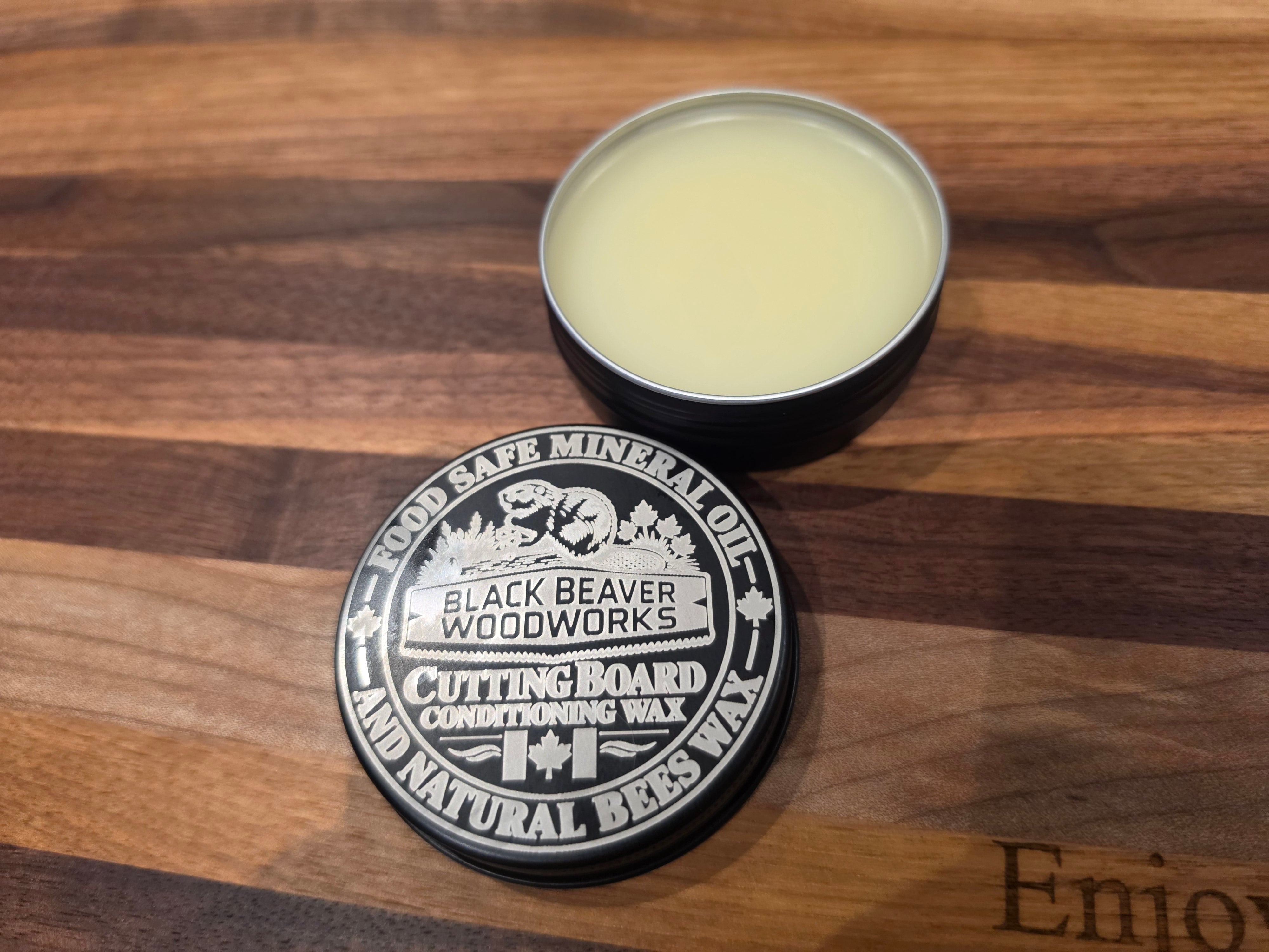 Cutting Board Conditioning Wax – Beeswax & Mineral Oil, 2 oz